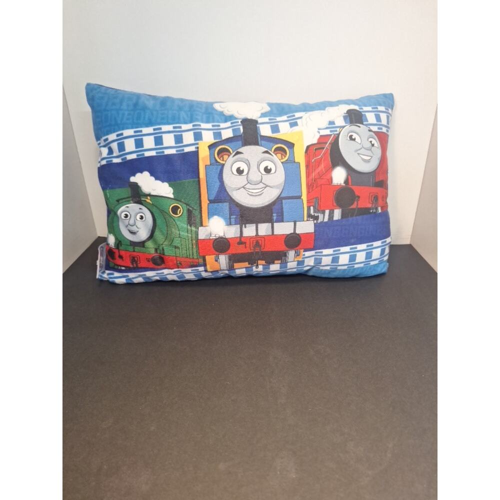 Thomas the Tank Engine Bedding Pillow, Featuring  Thomas, James and Percy.